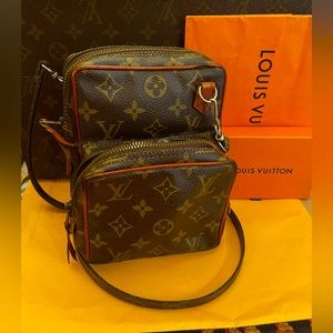 Authentic Louis Vuitton monogram Danube crossbody bag, preloved, Open To TRADE